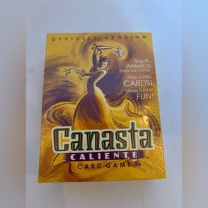 Canasta Caliente Official Card Game Factory Sealed 2001 110 Cards Double Deck